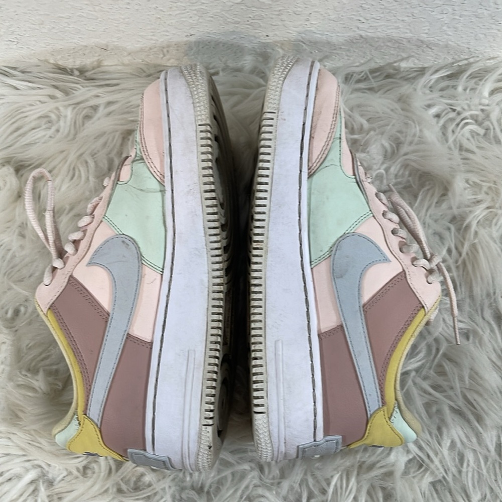 Nike Womens Air Force 1 Shadow Shoes CI0919-600 Size 8 Light Soft Pink Sneakers - Picture 8 of 12